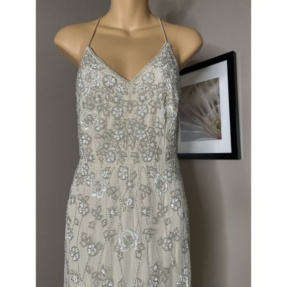BHLDN Coleman Wedding Gown Size 14 Beaded - Picture 5 of 5